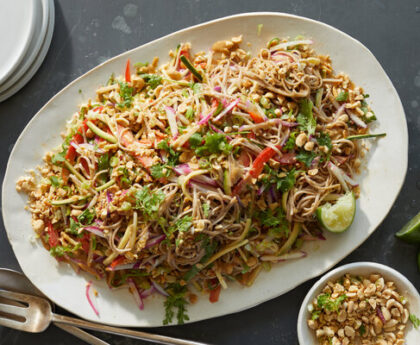 Spice Up Your Dinner with a Unique Spicy Peanut Noodle Salad Recipe