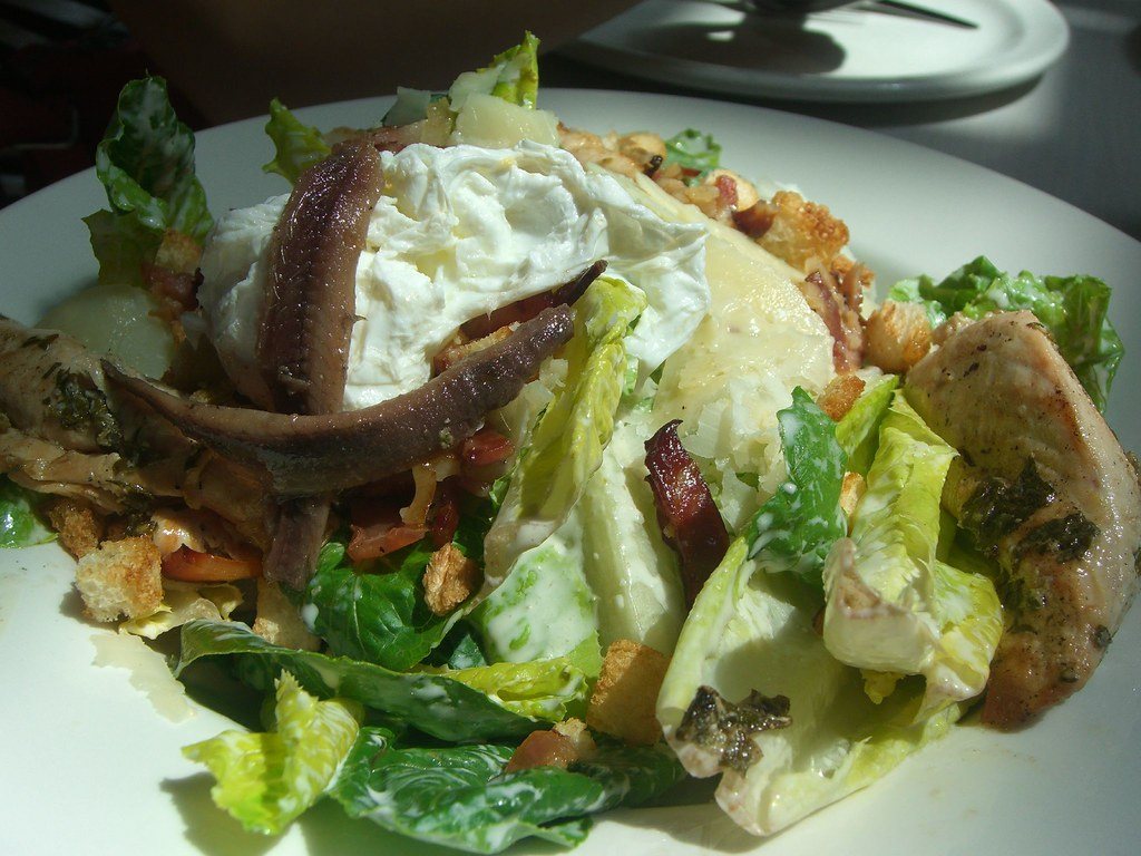 Caesar Salad Recipe with Homemade Dressing and Crunchy Croutons