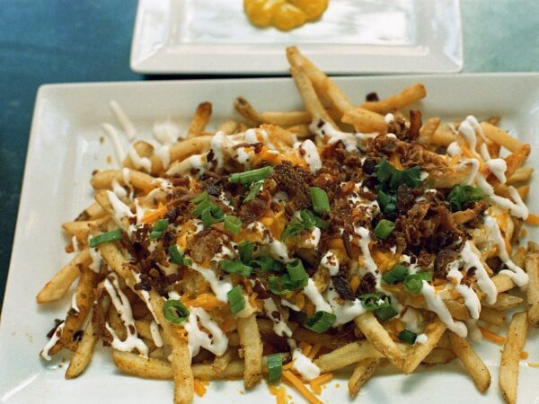 Loaded Fries Recipe with Cheese Sauce, Spicy Chicken and Jalapeños